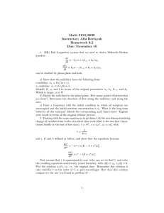 Math 5110/6830 Instructor: Alla Borisyuk Homework 9.2 Due: November 10