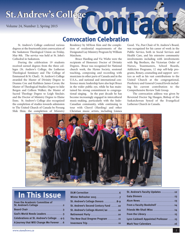 Contact St.Andrew’s College