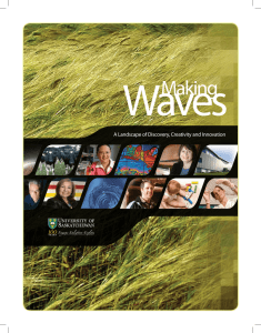 Waves Making A Landscape of Discovery, Creativity and Innovation