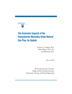 The Economic Impacts of the Pennsylvania Marcellus Shale Natural
