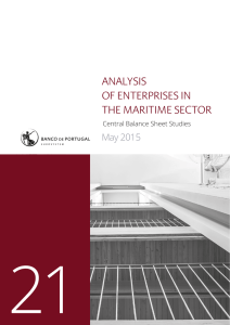 21 ANALYSIS OF ENTERPRISES IN THE MARITIME SECTOR