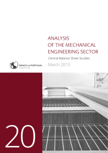 20 ANALYSIS OF THE MECHANICAL ENGINEERING SECTOR