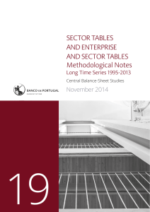 19 SECTOR TABLES AND ENTERPRISE AND SECTOR TABLES