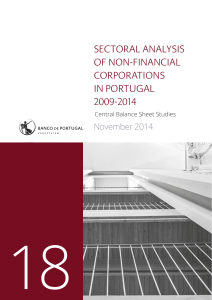 18 SECTORAL ANALYSIS OF NON-FINANCIAL CORPORATIONS