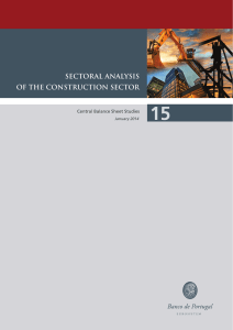 15 SECTORAL ANALYSIS OF THE CONSTRUCTION SECTOR January 2014