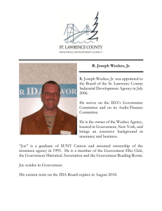 R. Joseph Weekes, Jr. R. Joseph Weekes, Jr. was appointed to