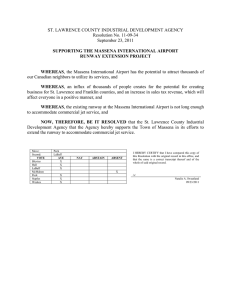 ST. LAWRENCE COUNTY INDUSTRIAL DEVELOPMENT AGENCY Resolution No. 11-09-34 September 23, 2011