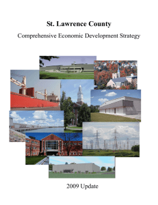 St. Lawrence County Comprehensive Economic Development Strategy 2009 Update