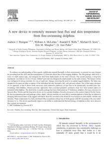 A new device to remotely measure heat flux and skin... from free-swimming dolphins