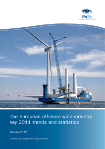 The European offshore wind industry key 2011 trends and statistics January 2012