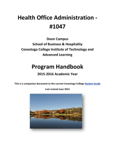 Health Office Administration - #1047