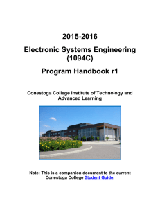 2015-2016 Electronic Systems Engineering (1094C)
