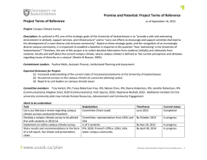 Project Terms of Reference