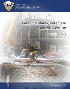 Labour Mobility, Retention Succession and Brief and Workbook