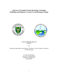 A Review of Canadian Prairie Hydrology: Principles,