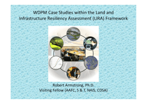 WDPM Case Studies within the Land and Robert Armstrong, Ph.D.