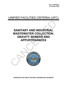 CANCELLED  UNIFIED FACILITIES CRITERIA (UFC) SANITARY AND INDUSTRIAL
