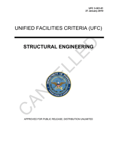 CANCELLED  STRUCTURAL ENGINEERING UNIFIED FACILITIES CRITERIA (UFC)