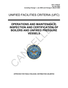 CANCELLED UNIFIED FACILITIES CRITERIA (UFC)  OPERATIONS AND MAINTENANCE:
