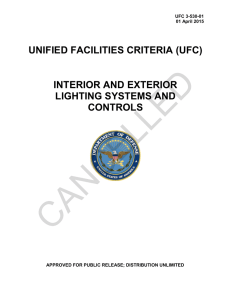 CANCELLED UNIFIED FACILITIES CRITERIA (UFC)  INTERIOR AND EXTERIOR