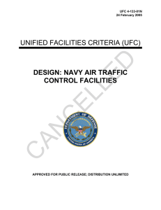 CANCELLED  UNIFIED FACILITIES CRITERIA (UFC) DESIGN: NAVY AIR TRAFFIC