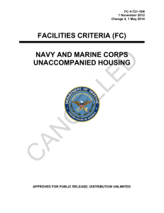 CANCELLED FACILITIES CRITERIA (FC)  NAVY AND MARINE CORPS