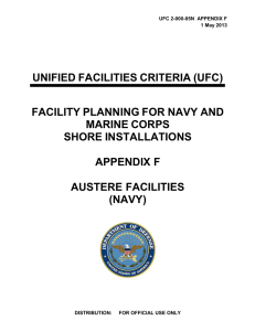 UNIFIED FACILITIES CRITERIA (UFC) FACILITY PLANNING FOR NAVY AND MARINE CORPS SHORE INSTALLATIONS