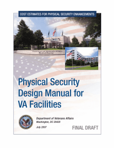 Physical Security Design Manual for VA Facilities FINAL DRAFT