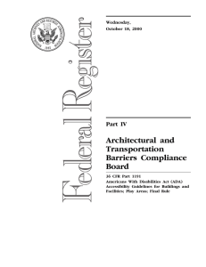 Architectural and Transportation Barriers Compliance Board