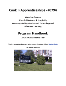 Cook I (Apprenticeship) - #0794