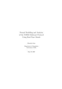 Formal Modelling and Analysis of the NORM Multicast Protocol Using Real-Time Maude