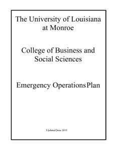 The University of Louisiana at Monroe  College of Business and