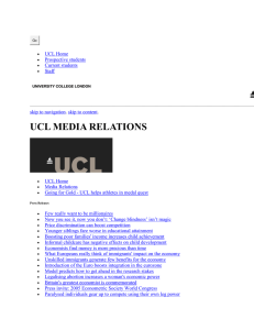 UCL MEDIA RELATIONS