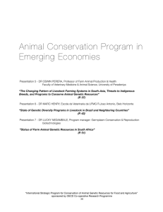 Animal Conservation Program in Emerging Economies