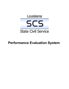 Performance Evaluation System