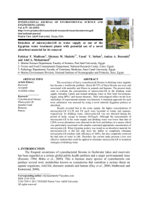 INTERNATIONAL  JOURNAL  OF  ENVIRONMENTAL  SCIENCE ... ENGINEERING (IJESE) Vol. 6:75 - 84 (2015)