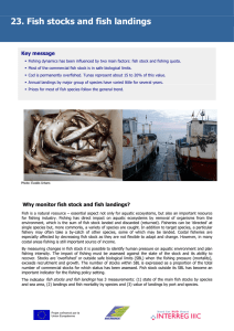 23. Fish stocks and fish landings  Key message