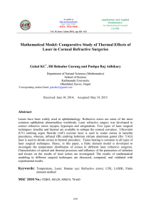 Mathematical Model: Comparative Study of Thermal Effects of Gokul KC