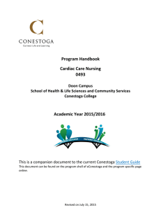 Program Handbook Cardiac Care Nursing 0493