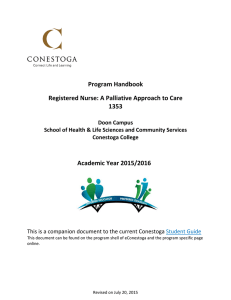Program Handbook Registered Nurse: A Palliative Approach to Care 1353