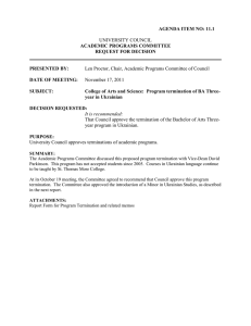 UNIVERSITY COUNCIL November 17, 2011 AGENDA ITEM NO: 11.1