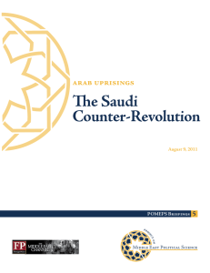 The Saudi Counter-Revolution arab uprisings 5