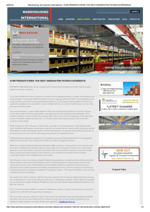 6/6/2014 Warehousing and Logistics International |  ICAM PRESENTS IRIDE THE...