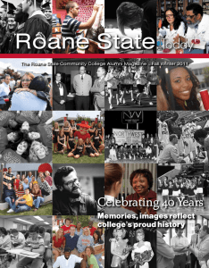 Roane State  Today Celebrating 40 Years