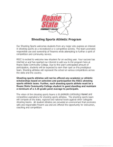 Shooting Sports Athletic Program