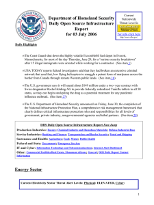 Department of Homeland Security Daily Open Source Infrastructure Report for 03 July 2006