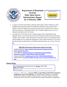 Department of Homeland Security Daily Open Source Infrastructure Report