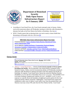 Department of Homeland  Security Daily Open Source