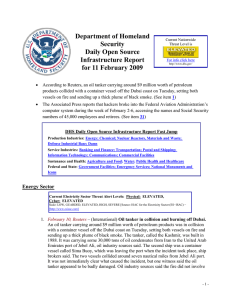 Department of Homeland  Security Daily Open Source