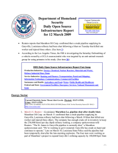 Department of Homeland Security Daily Open Source Infrastructure Report